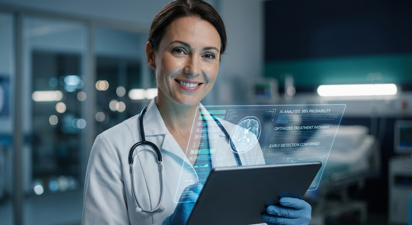 AI-powered medical diagnostics visualization